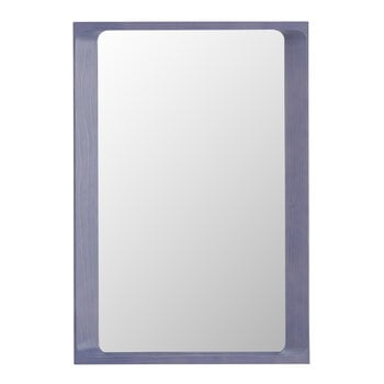 Wall mirrors, Arced mirror, 80 x 55 cm, light lilac, Purple