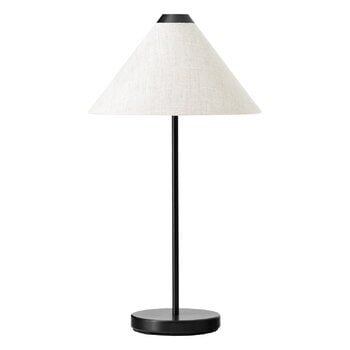 Table lamps, Brolly portable table lamp, linen, Black