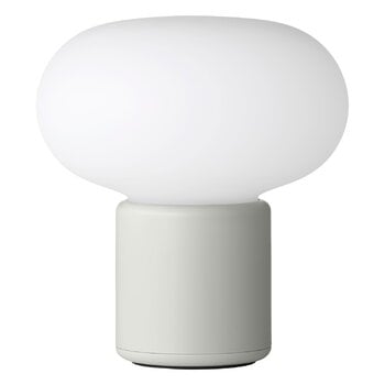 Exterior lamps, Karl-Johan portable table lamp, light grey, White