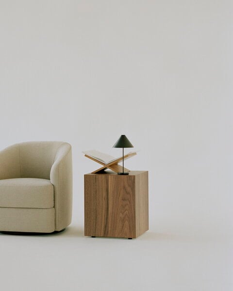 Side & end tables, Mass side table, walnut, Brown