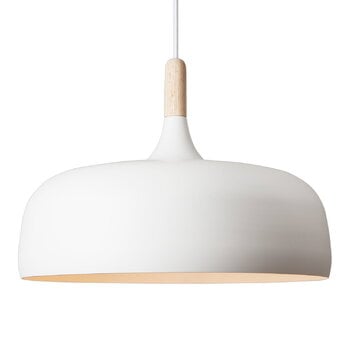 Pendant lamps, Acorn pendant, white matt, White