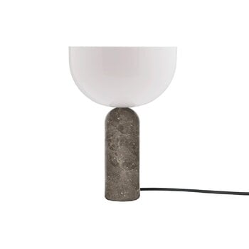 Lighting, Kizu table lamp, small, grey marble, Gray