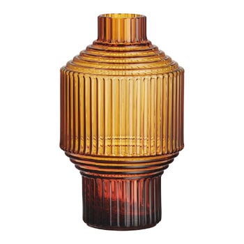 Vases, Pavilion vase, 134 mm, dark amber, Orange