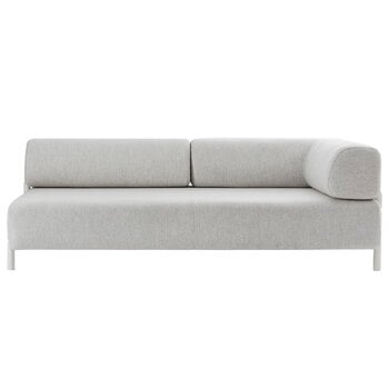 Sofas, Palo 2-seater chaise, right, chalk, White