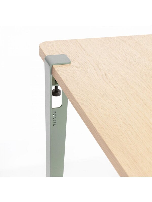 Dining tables, Table and desk leg 75 cm, 1 piece, eucalyptus grey, Green