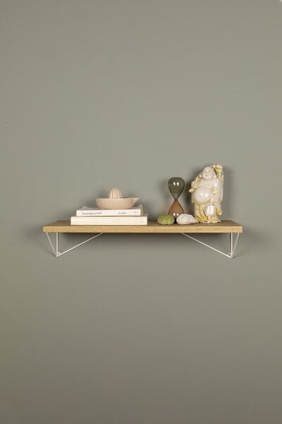 Wall shelves, Pythagoras shelf, 60 x 20 cm, oak, Natural