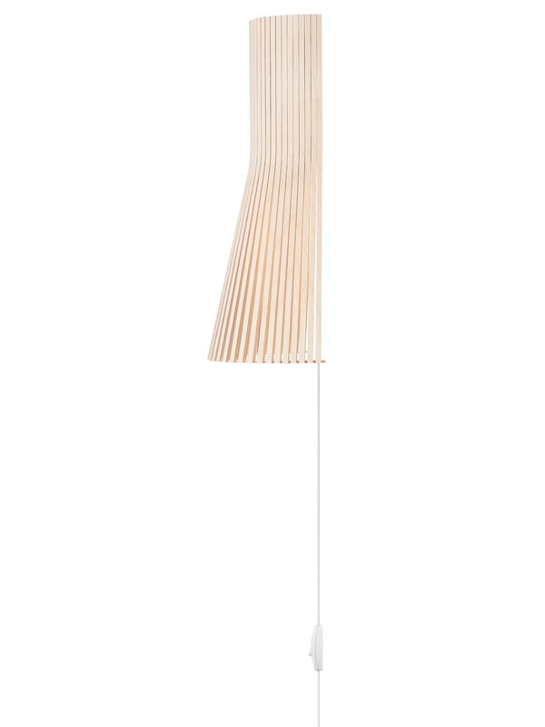 Wall lamps, Secto 4231 wall lamp 45 cm, birch, Natural