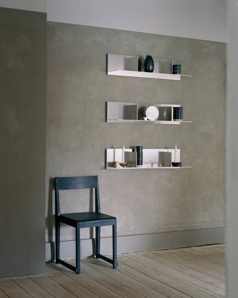 Wall shelves, Rivet shelf, L, aluminium, Silver