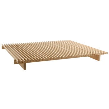 Bed frames, Cubile 180 bed, oak, Natural